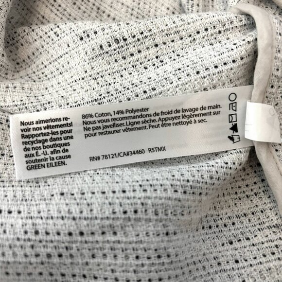 Eileen Fisher Longline Blazer Jacket Snap Button Pockets Textured Tweed Sz PL - Picture 9 of 10